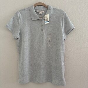 Aeropostale Gray‎ Heathered Polo Shirt Short Sleeve Classic Fit XL NWT
